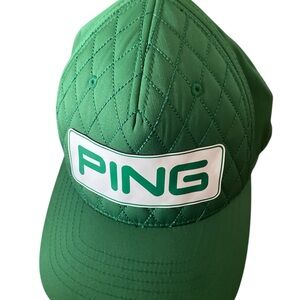 PING Green snapback golf Cap